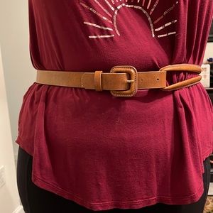COPY - *️⃣2 for $10*️⃣Brown leather belt size 12